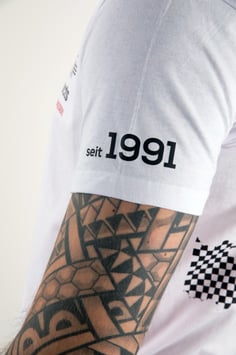 T-Shirt ok-products weiß Luft spart Wasser 1302